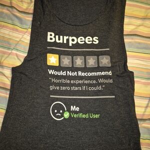 Gray Graphic Tank Top